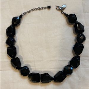 White House Black Market chunky black necklace